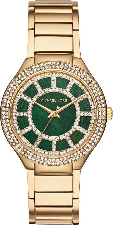 kerry pave gold tone michael kors watch